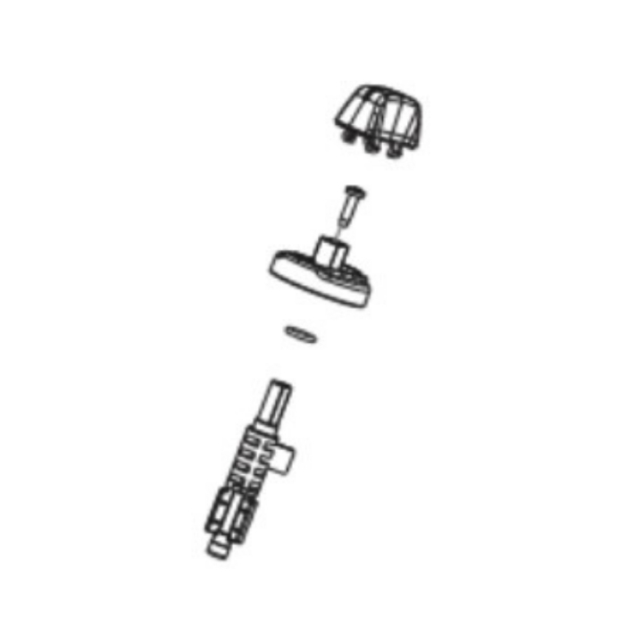 SWITCH KNOB AXLE AND O-RING i gruppen hos GPLSHOP (5473679-01)
