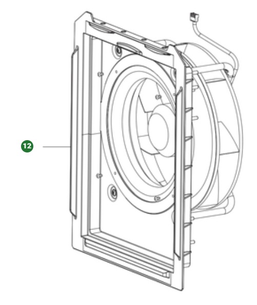 FAN MOTOR ASSY FAN KIT A 45 (2 i gruppen  hos GPLSHOP (5475711-01)