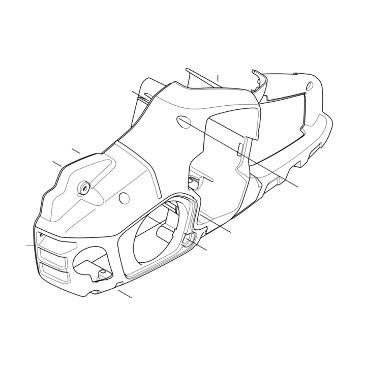 Chassi chassis left / flywheel side i gruppen  hos GPLSHOP (5488080-01)