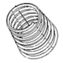 Fjäder i gruppen Reservdelar 136LiL hos GPLSHOP (5744721-01)