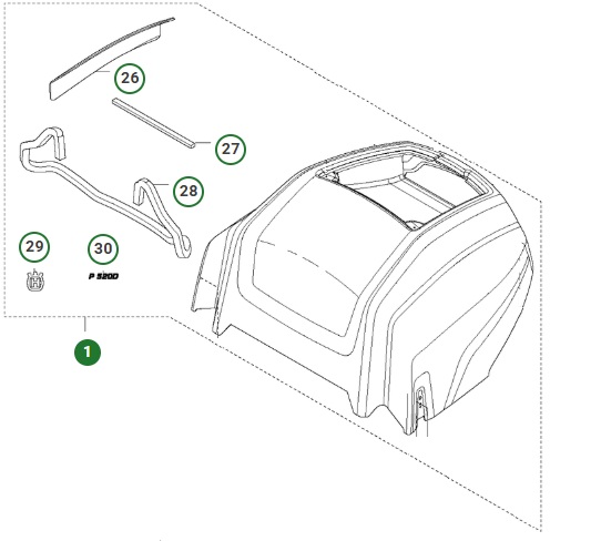 Motorkåpa i gruppen  hos GPLSHOP (5757500-01)
