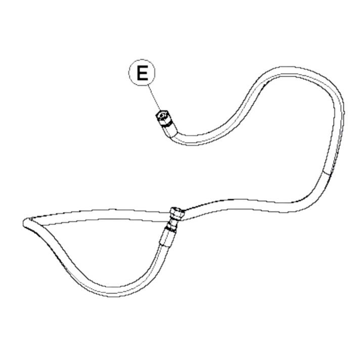 Hydraulic Hose 3/8 Lifting Un i gruppen  hos GPLSHOP (5758754-02)
