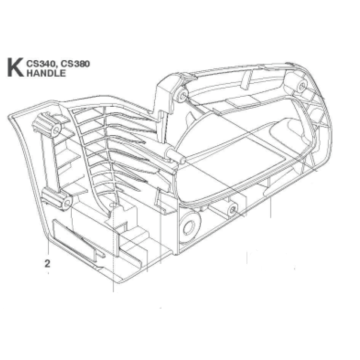 Handtag Bakre i gruppen hos GPLSHOP (5760255-01)