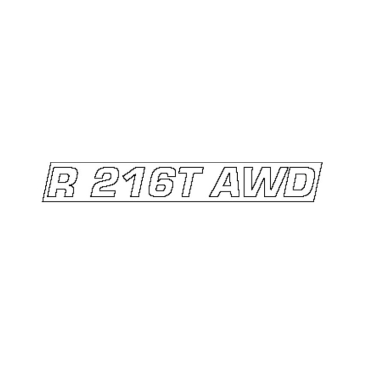 Decal Engine Hood R216T Awd i gruppen  hos GPLSHOP (5783645-18)