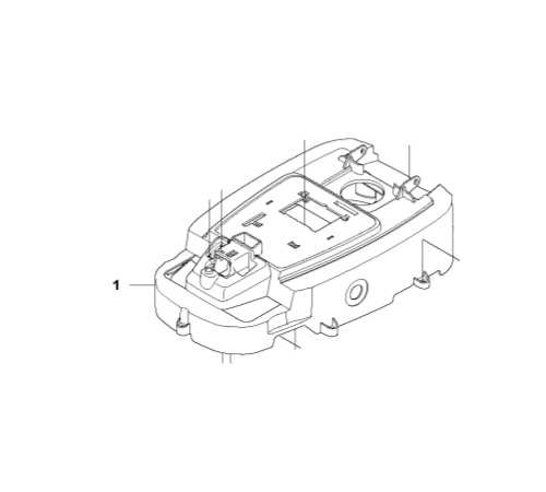 Displaykåpa inkl tätning i gruppen Reservdelar Robotgräsklippare / Reservdelar Gardena R45Li / Gardena R45Li - 2019 hos GPLSHOP (5793919-03)