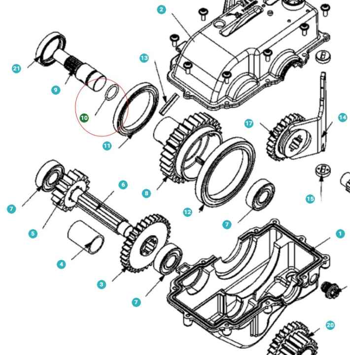 O-Ring i gruppen Produktkyrkogård hos GPLSHOP (5803198-01)