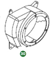 Blower Housing i gruppen Produktkyrkogård hos GPLSHOP (5809605-01)