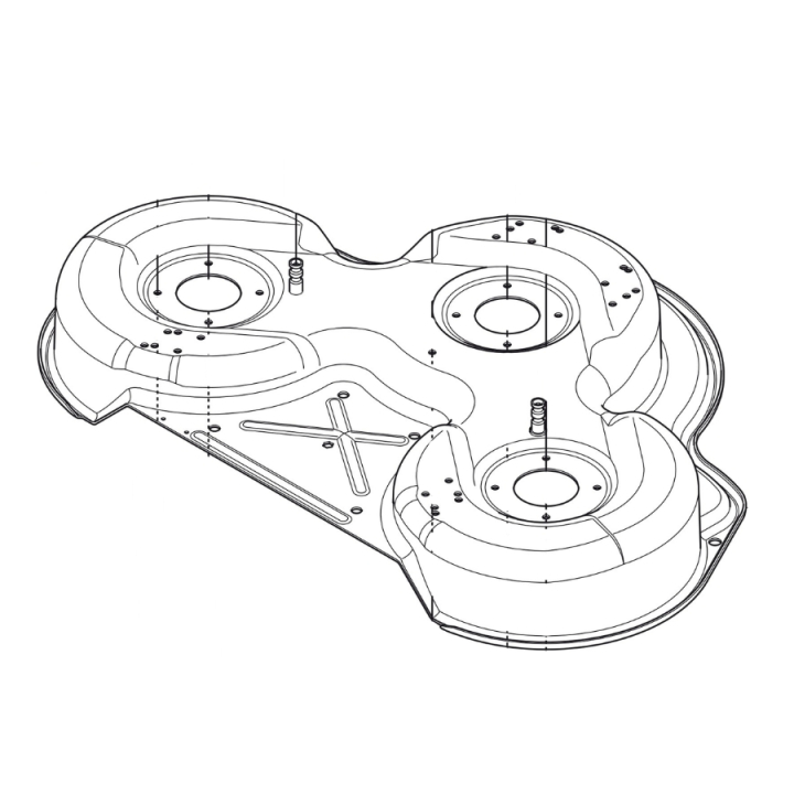 Deck Shell Assy Combi 94 Blac i gruppen  hos GPLSHOP (5811176-12)