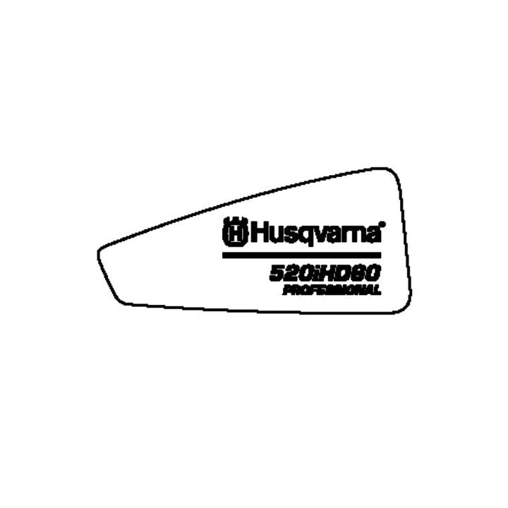 Decal Product Left 520Ihd60 i gruppen Reservdelar Husqvarna 520iHD60 hos GPLSHOP (5816628-05)
