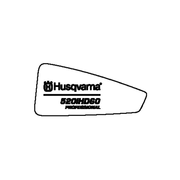 Decal Product Right 520Ihd60 i gruppen Reservdelar Husqvarna 520iHD60 hos GPLSHOP (5816629-05)