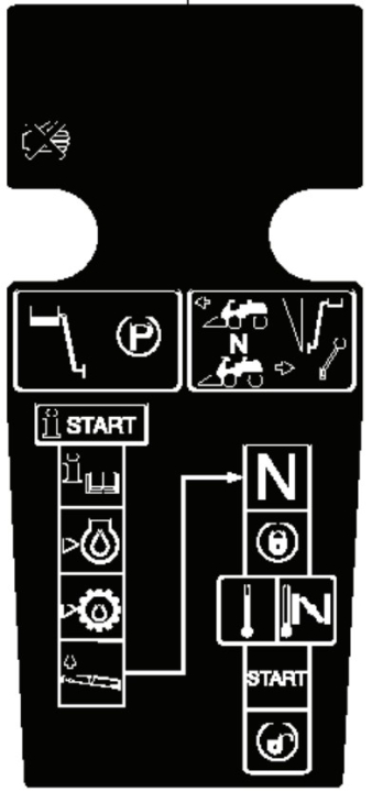 Dekal i gruppen Spare Parts Jonsered Ride-On Front Mowers / Spare parts Jonsered FR 2216 MA 4x4 hos GPLSHOP (5825700-01)