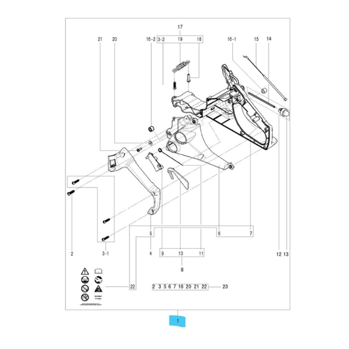Handtag Bakre Kit i gruppen hos GPLSHOP (5826306-01)