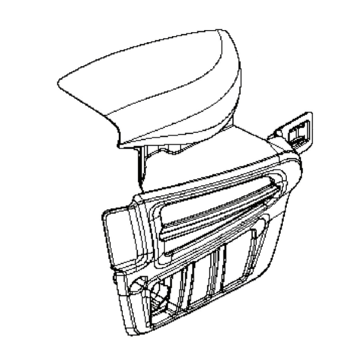 Kåpa i gruppen Spare Parts Jonsered Ride-On Front Mowers / Spare parts Jonsered FR 2312 MA hos GPLSHOP (5842631-02)