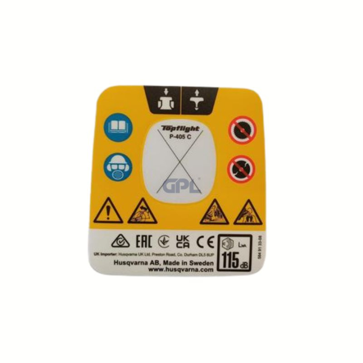 Decal Warning i gruppen hos GPLSHOP (5849133-08)