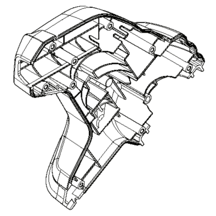 Motorkåpa Vänster i gruppen Reservdelar 136LiL hos GPLSHOP (5853282-01)