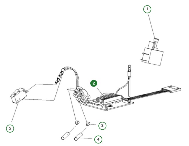 KONTROLLENHET PCBA i gruppen Produktkyrkogård hos GPLSHOP (5855908-01)