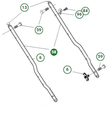 Handtag Undre i gruppen Produktkyrkogård hos GPLSHOP (5859082-02)