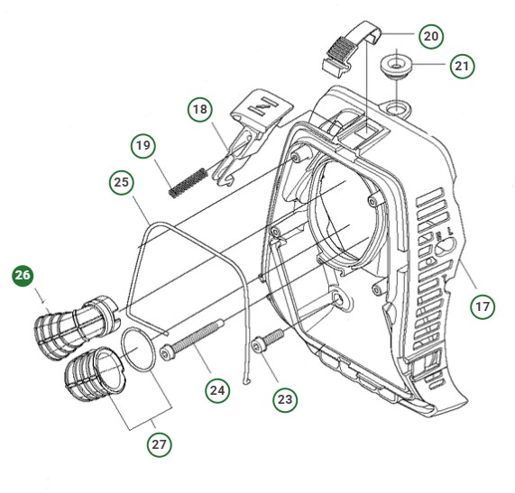 Luftintag i gruppen Produktkyrkogård hos GPLSHOP (5869469-01)