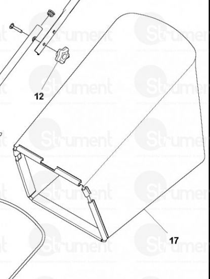 GRASS BAG ASSY 2,3 CU FT, 21 I i gruppen hos GPLSHOP (5871004-09)