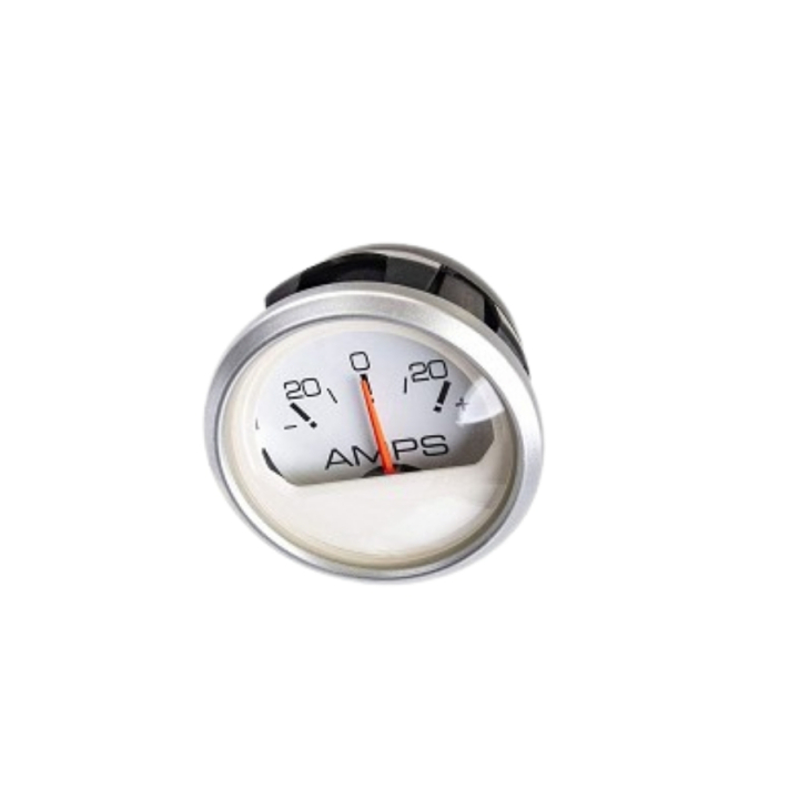 GAUGE AMMETER, PRIME SILVER BE i gruppen hos GPLSHOP (5875539-06)