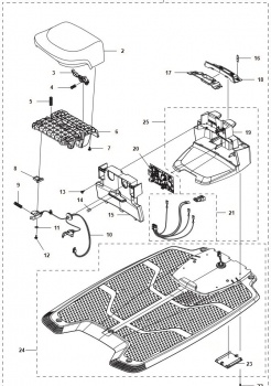 Laddningsstation Sileno i gruppen Reservdelar Robotgräsklippare / Reservdelar Gardena R100Li/R100LiC/R130Li/R130LiC/R160Li / Gardena R100Li/R100LiC/R130Li/R130LiC/R160Li - 2016 hos GPLSHOP (5878329-01)