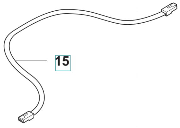 WIRING ASSY MODULAR JACK 6/6 R i gruppen Reservdelar Robotgräsklippare / Reservdelar Husqvarna Automower® 415X / Automower 415X - 2023 hos GPLSHOP (5893508-06)