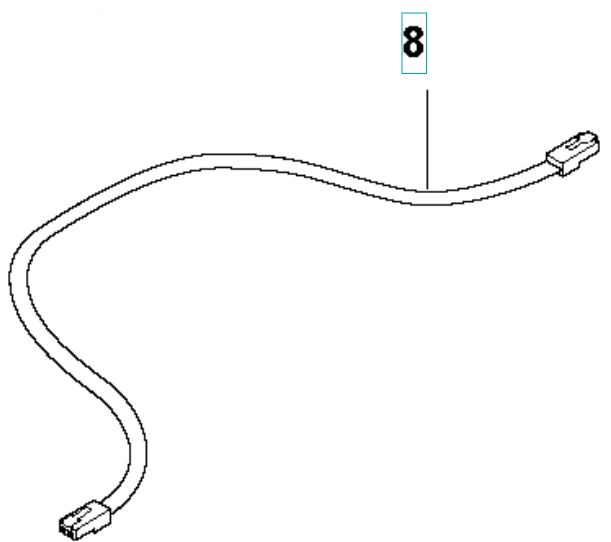 WIRING ASSY L=650MM/ WHITE LAB i gruppen Reservdelar Robotgräsklippare / Reservdelar Husqvarna Automower® 415X / Automower 415X - 2023 hos GPLSHOP (5893508-07)