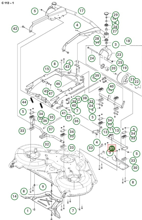 Crossbar Front Gray i gruppen  hos GPLSHOP (5900813-02)