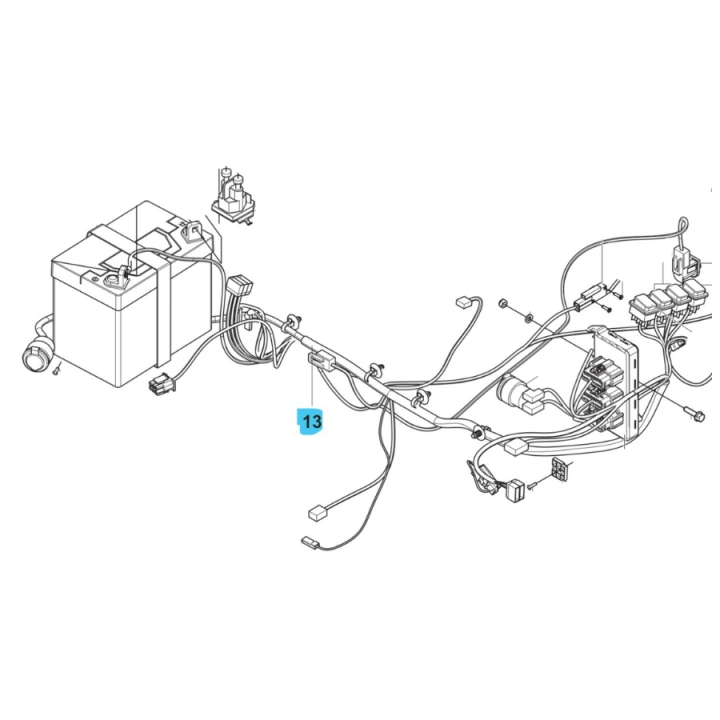 Wiring Assy Main i gruppen Spare parts Husqvarna Rider 420 TSX AWD hos GPLSHOP (5905463-01)