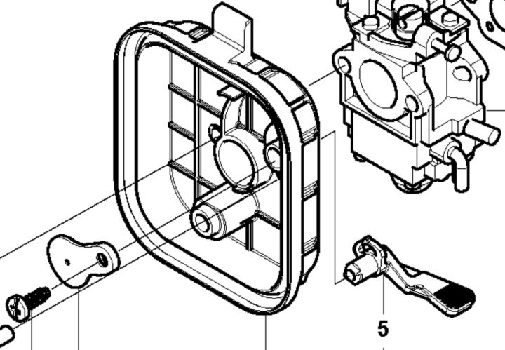 Luftfilterhållare Komplett i gruppen  hos GPLSHOP (5905794-01)