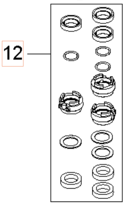 Seal Kit Rep Sys Ceramic Sp i gruppen  hos GPLSHOP (5926176-90)