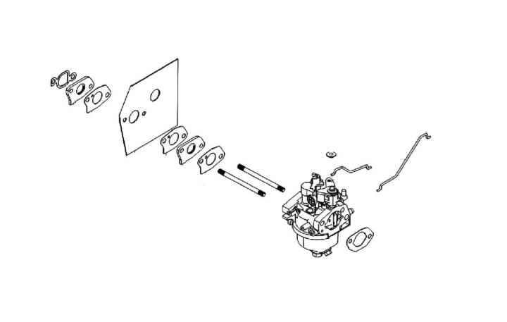 Carburettor Kit Rv175 Carburet i gruppen hos GPLSHOP (5930582-01)