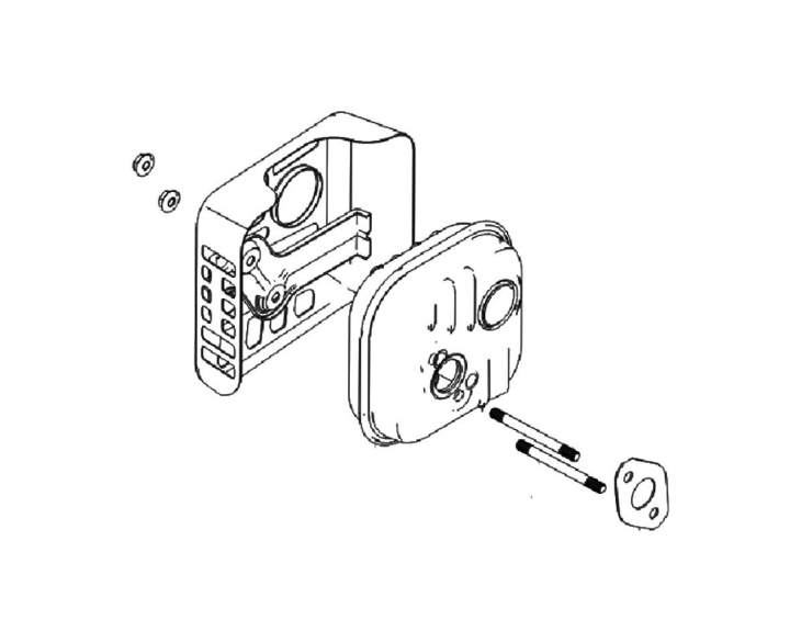 Muffler Kit Rv175 Muffler Kit i gruppen hos GPLSHOP (5930589-01)