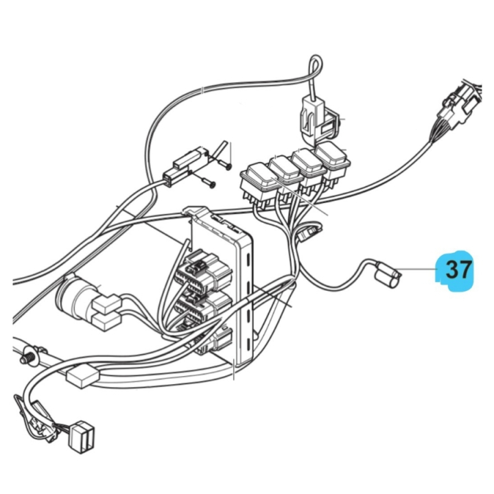 Wiring Assy Hydraulic Temp Sen i gruppen Reservdelar Husqvarna Rider 418 TSX AWD hos GPLSHOP (5930815-01)