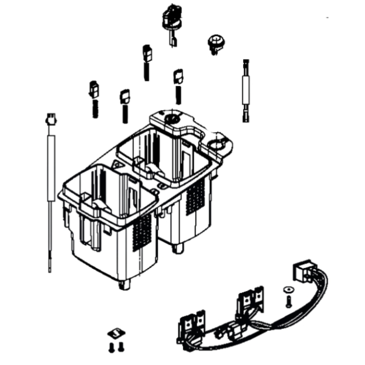 BATTERY BOX SPARE PART ASSY LC i gruppen  hos GPLSHOP (5931245-03)