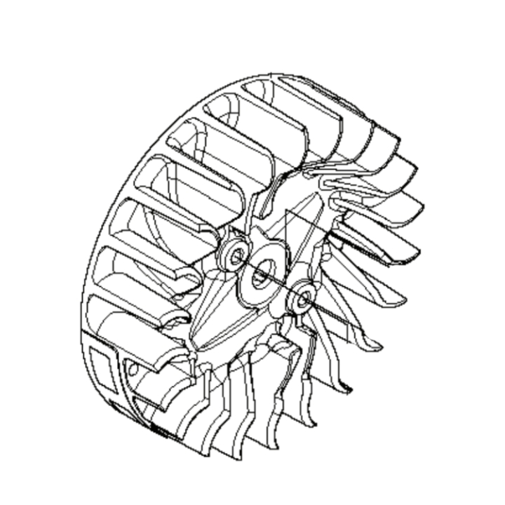 Svänghjul Husqvarna 592XPG i gruppen hos GPLSHOP (5932399-02)