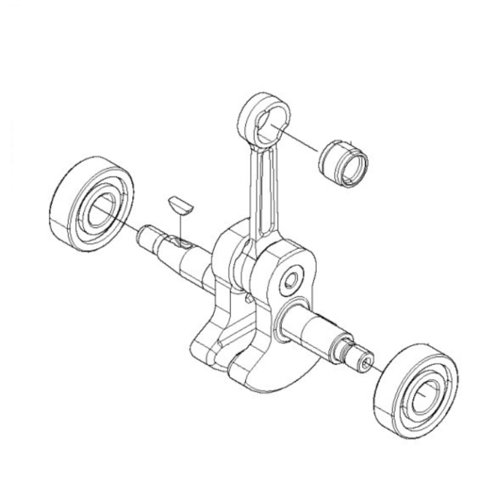 Vevaxel Komplett i gruppen hos GPLSHOP (5933053-01)