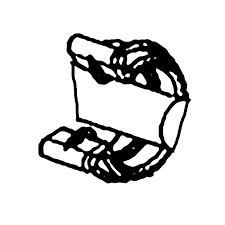 Clip Convoluted Tube, 1/4 Blac i gruppen  hos GPLSHOP (5952717-01)