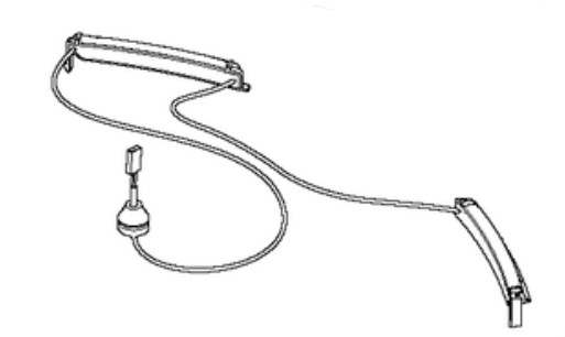 Kablage LED orange till Automower 520 EPOS, 550 EPOS i gruppen Reservdelar Robotgräsklippare hos GPLSHOP (5953122-02)