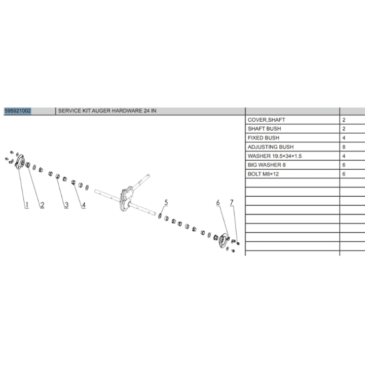 24IN AUGER HARDWARE FGS i gruppen  hos GPLSHOP (5959210-02)