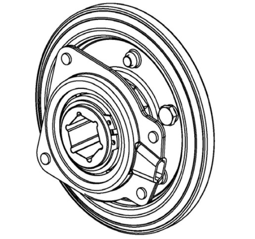 RUBBER DRIVE WHEEL i gruppen  hos GPLSHOP (5959262-01)