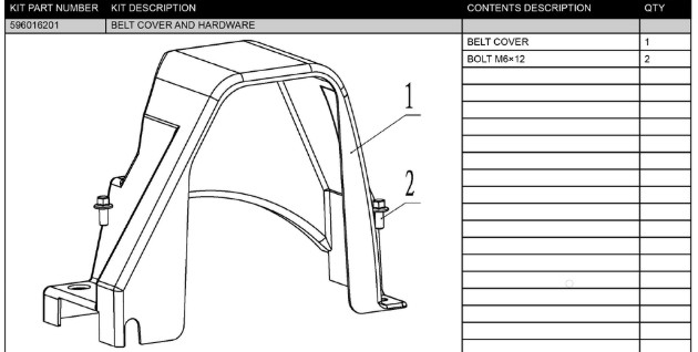 BELT COVER AND HARDWARE i gruppen hos GPLSHOP (5960162-01)