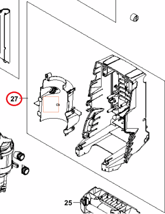 Mpu Back Cover And Chassis i gruppen  hos GPLSHOP (5960251-01)