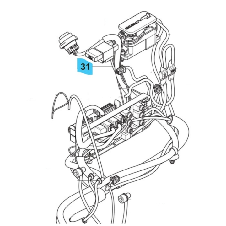 Wiring Assy Power Supply W122 i gruppen  hos GPLSHOP (5960280-03)