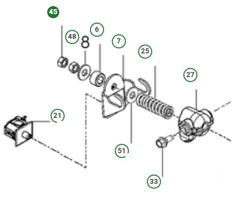 HEXAGON NUT HEXAGON NUT i gruppen  hos GPLSHOP (5960409-01)