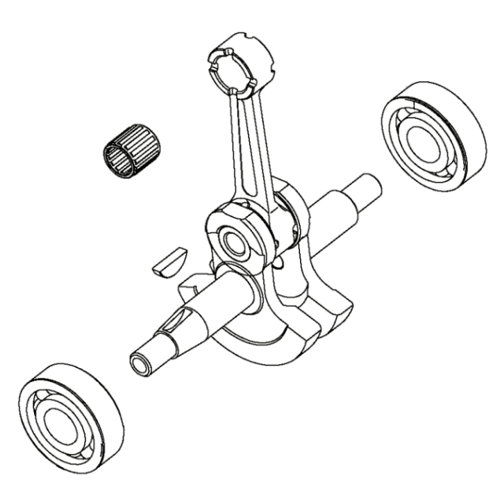 Crankshaft Kit i gruppen  hos GPLSHOP (5961976-01)