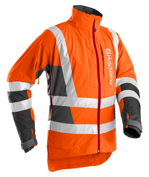 Skogsjacka Husqvarna Technical High Viz EN20471 i gruppen Husqvarna Skog och Trädgårdsprodukter / Husqvarna Kläder / Skyddsutrustning / Skyddsjackor hos GPLSHOP (5963037)