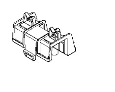 Batteri Hållare i gruppen Reservdelar Robotgräsklippare / Reservdelar Husqvarna Automower® 315 Mark II / Automower 315 Mark II - 2023 hos GPLSHOP (5965681-01)