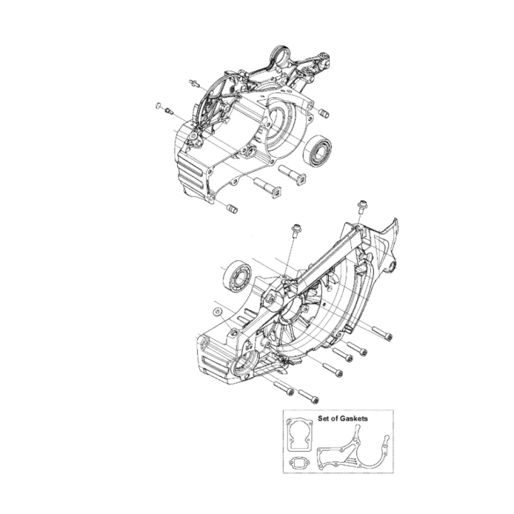 Crankcase Assy Wlc 572Xp Compe i gruppen hos GPLSHOP (5966174-01)