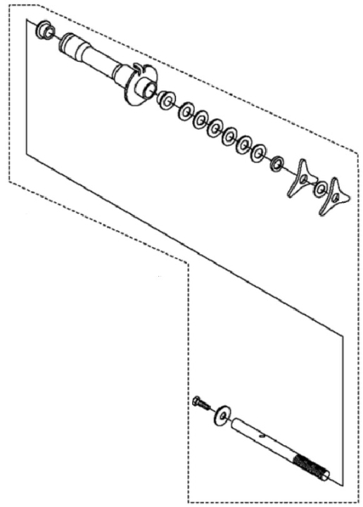 Support Assy Reel Frictioned S i gruppen  hos GPLSHOP (5977128-01)